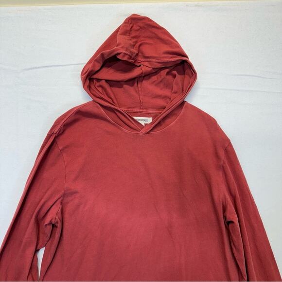 Goodthreads Red Hoodie Pullover lightweight oversized Men’s Size Large - Picture 2 of 7